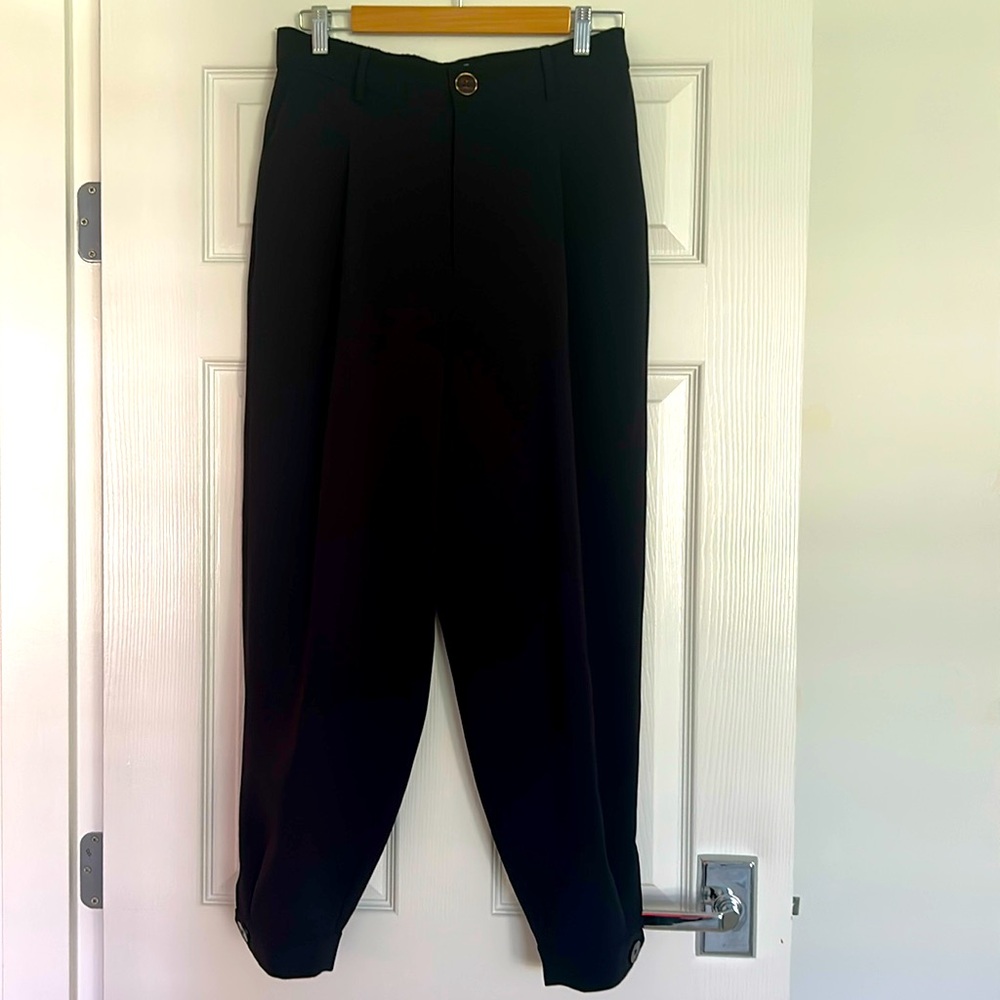 Simons Black Contemporary Trousers